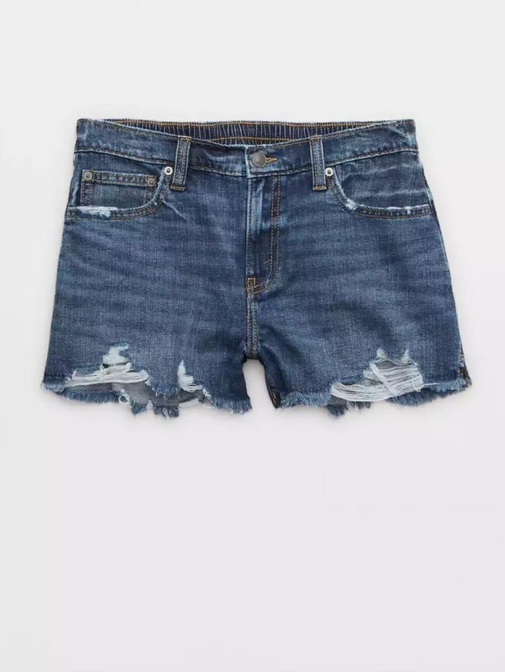 Aerie Daydream Denim Short Medium Blue Wash ** Small ** EUC!! - Picture 2 of 6